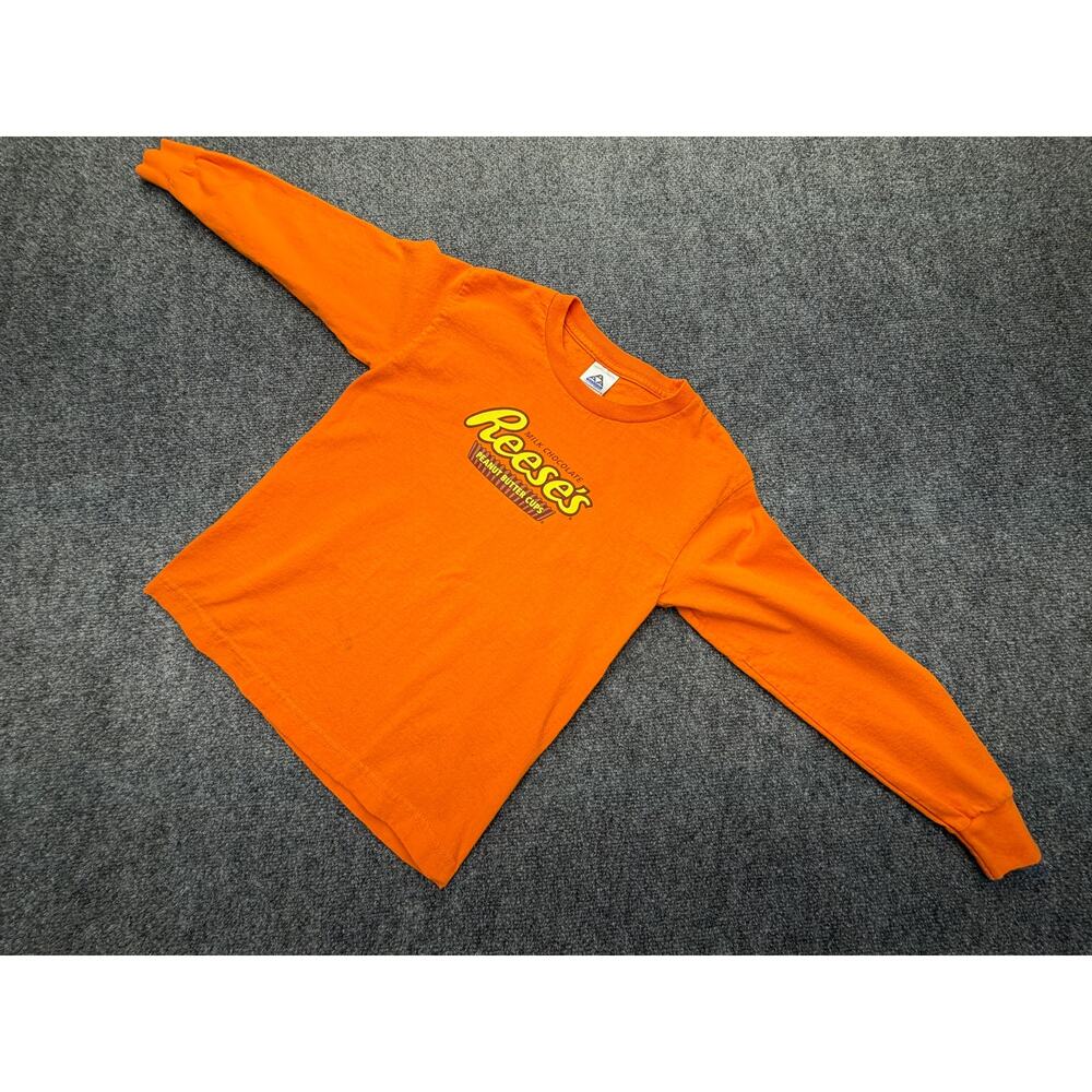 Vintage Y2K Reese’s Graphic T Shirt Youth S Candy Logo USA
